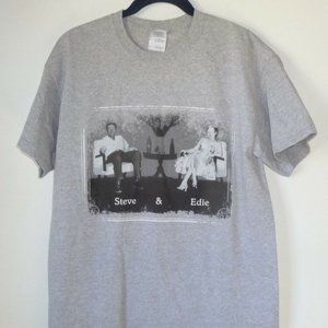 Men's T-Shirts,Steve & Edie,Size M,Gray